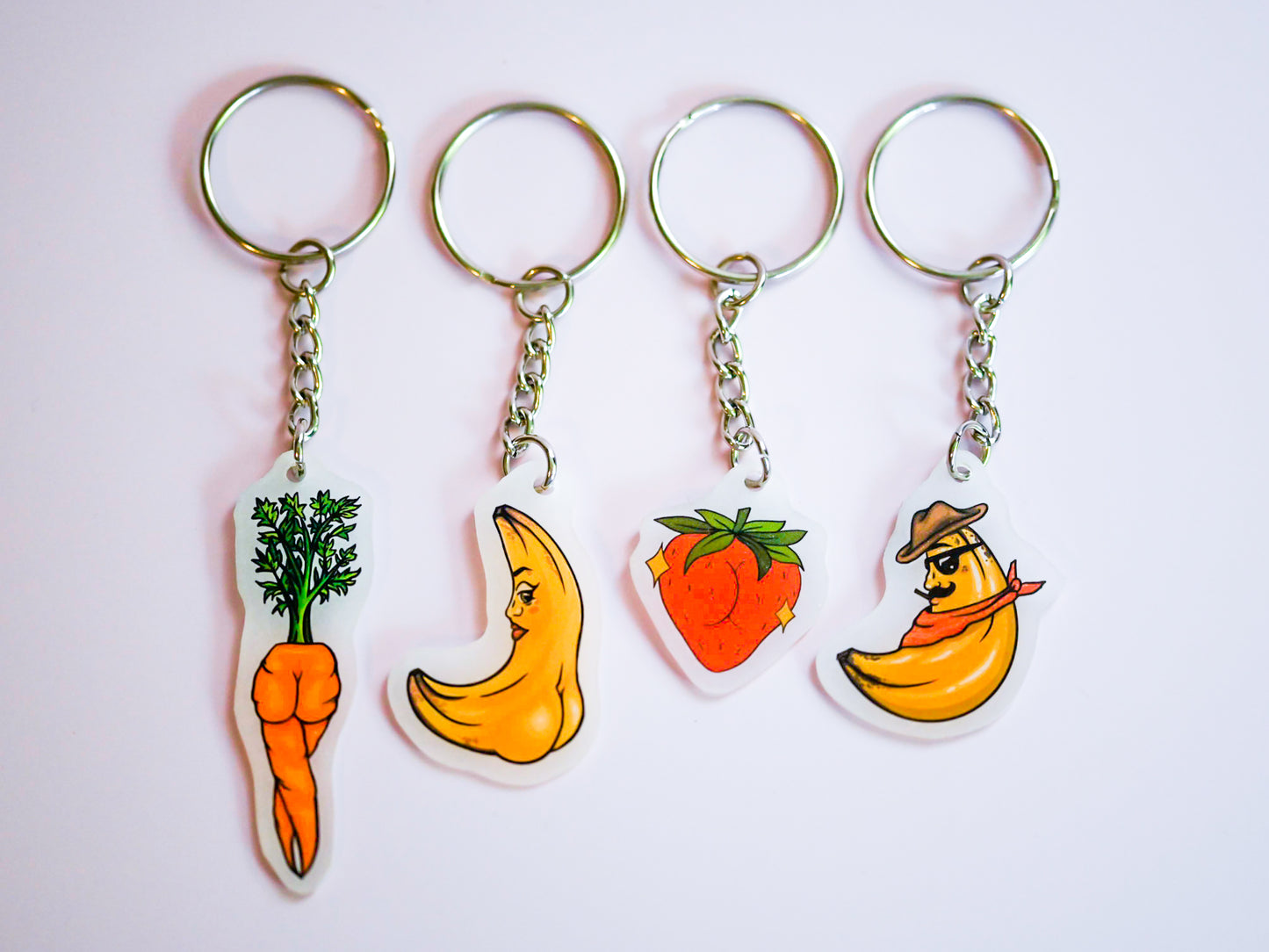 Foodie Booties Keychain