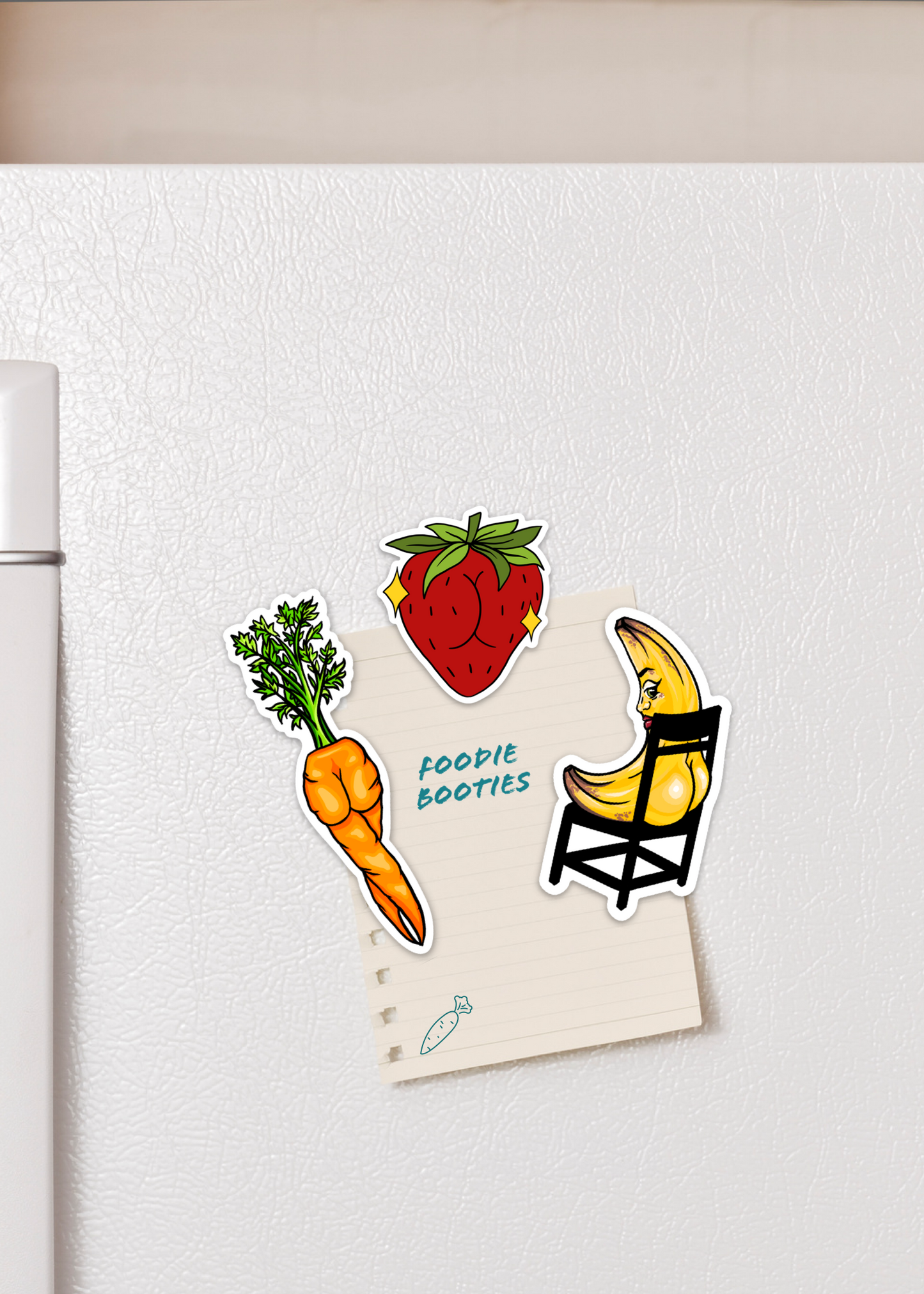 Foodie Booties Pack Of Fridge Magnets