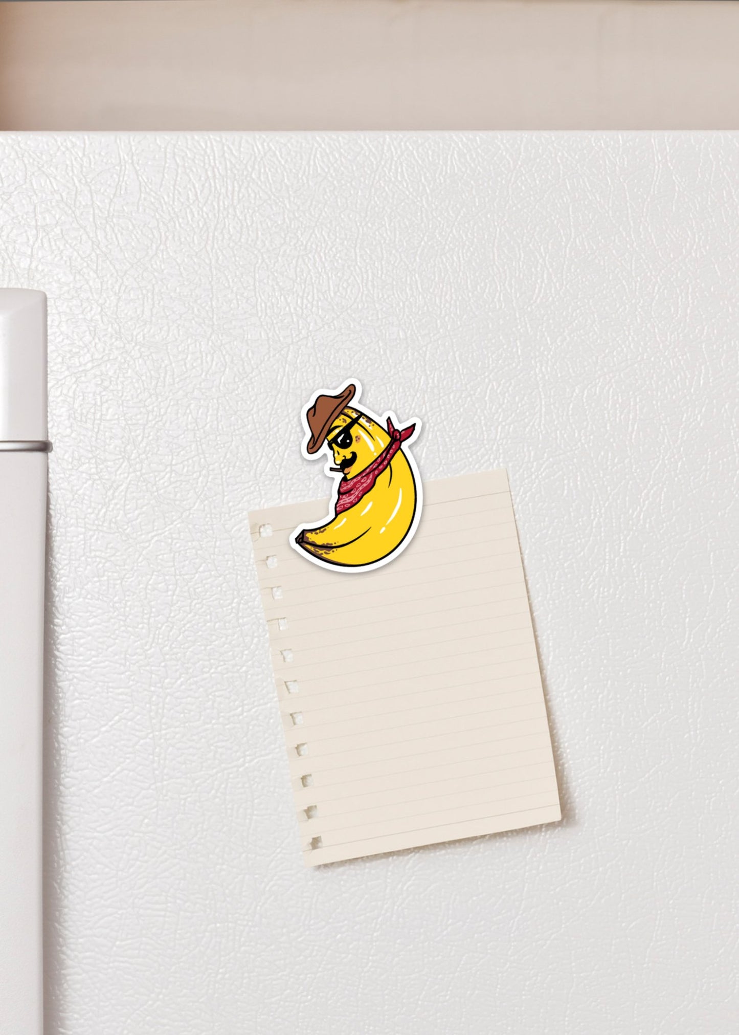 Banana Buzz Fridge Magnet - Cheeky Art Studio - banana - bananas - cowboy - Magnet - Portland, Oregon - Asian American Artist