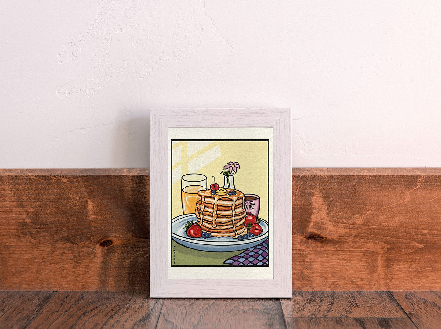 Breakfast Club Art Print - Cheeky Art Studio - art - blueberries - breakfast - Artwork - Portland, Oregon - Asian American Artist
