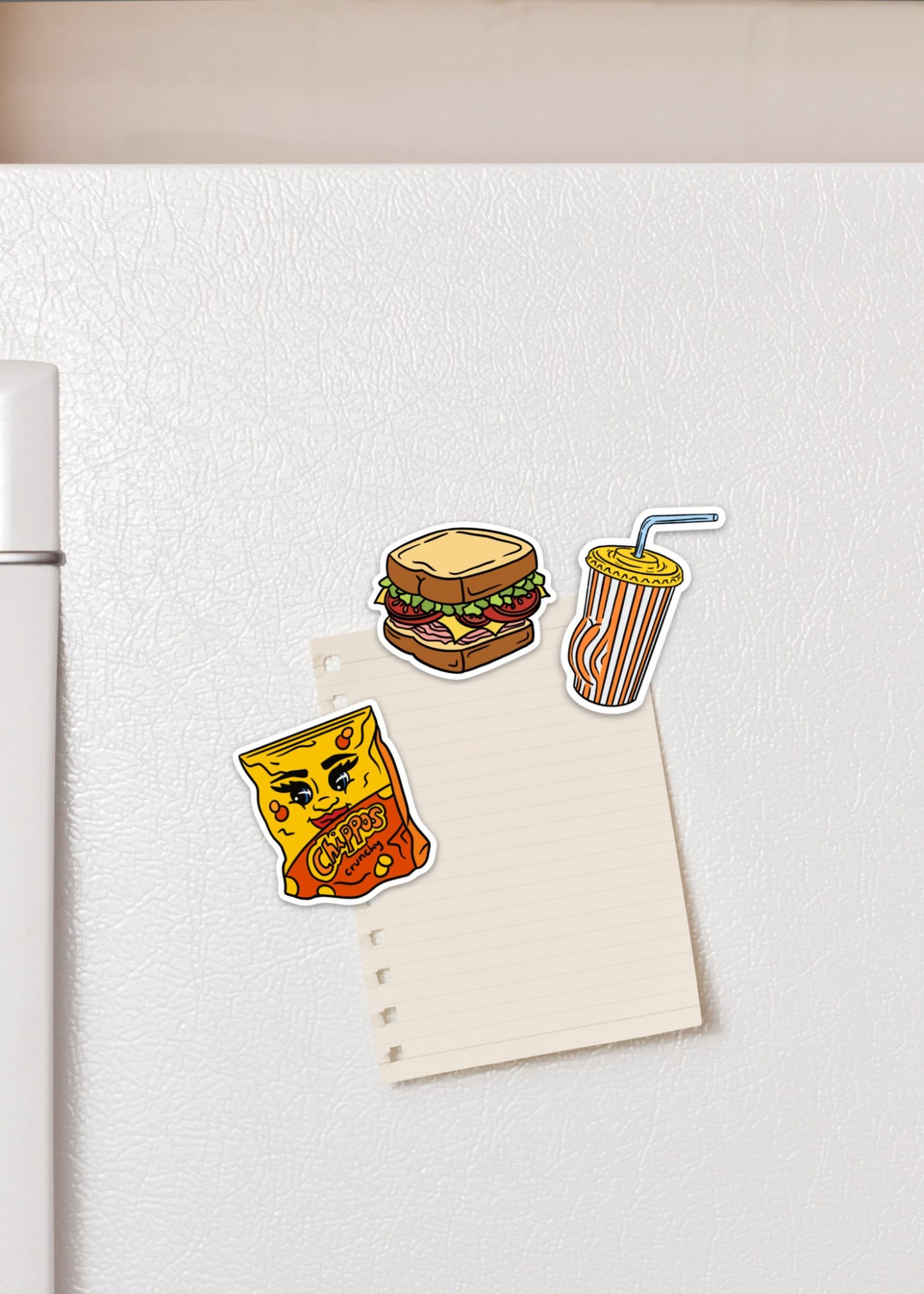 Cheeky Soda Fridge Magnet - Cheeky Art Studio - fridge - lunch - Magnet - Magnet - Portland, Oregon - Asian American Artist