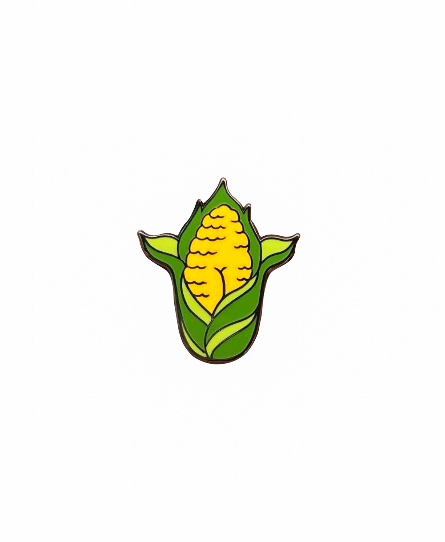 Corn Booty Enamel Pin - Cheeky Art Studio - Adult gifts - allison thompson - allisthompson - Enamel Pins - Portland, Oregon - Asian American Artist
