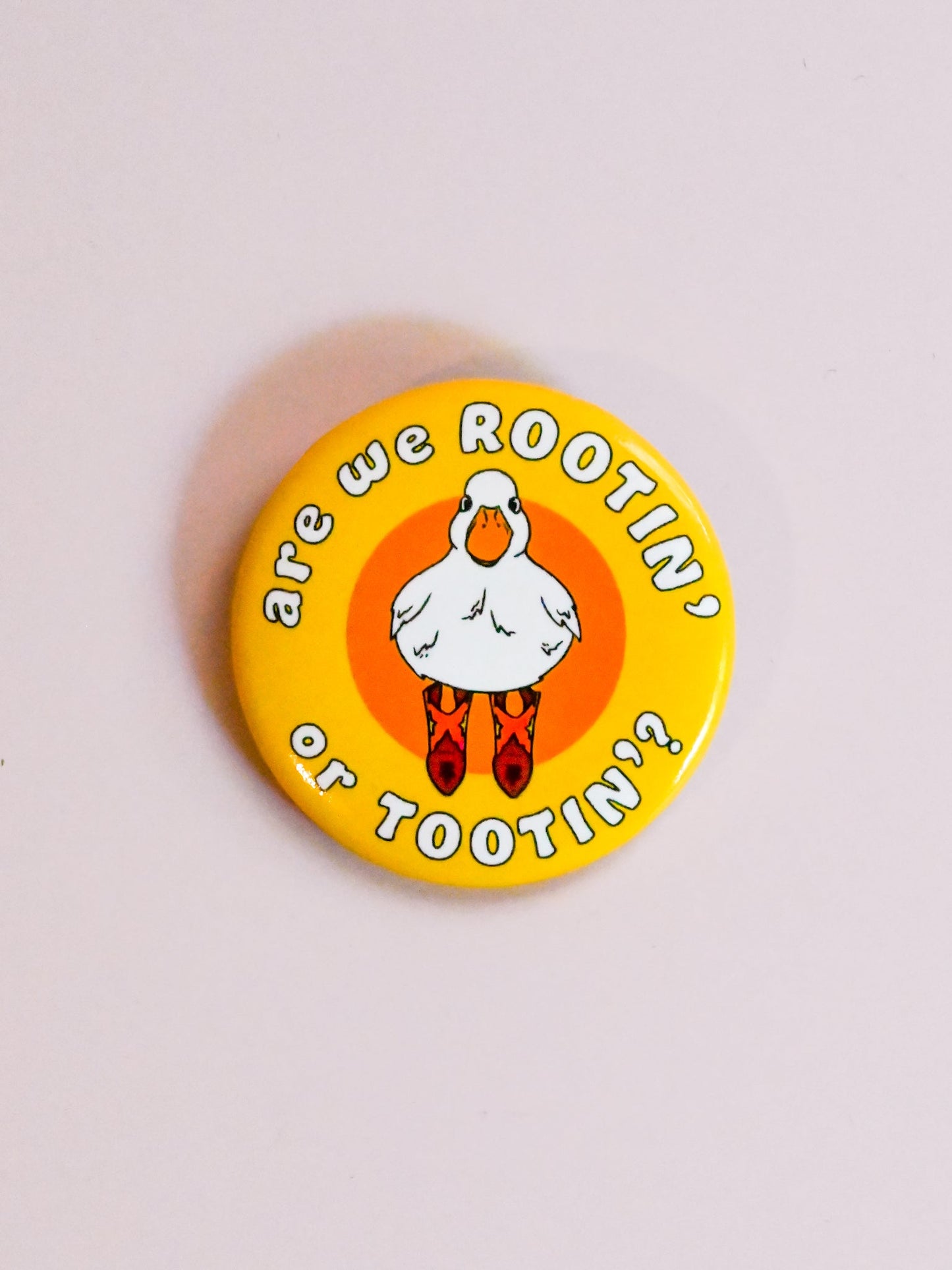Rootin’ Tootin’ Pin Button - Cheeky Art Studio - allison thompson - allisthompson - art - Pin Button - Portland, Oregon - Asian American Artist