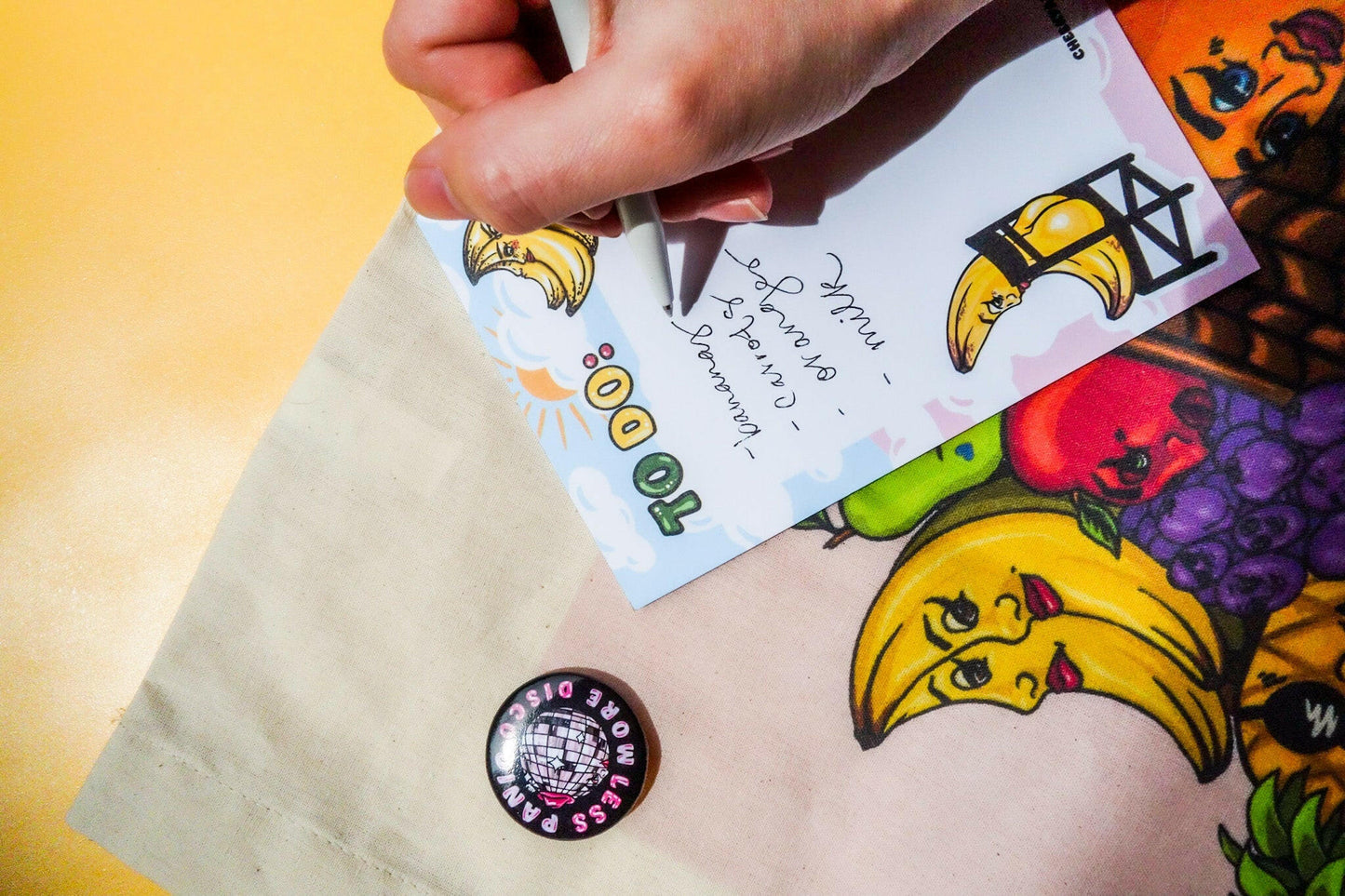 Banana Booties To Do List Notepad - Cheeky Art Studio - allison thompson - allisthompson - art - Portland, Oregon - Asian American Artist