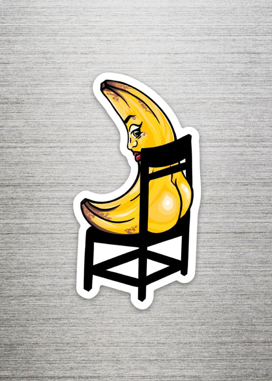 Banana Booty Fridge Magnet - Cheeky Art Studio-banana booty-bananas-fridge