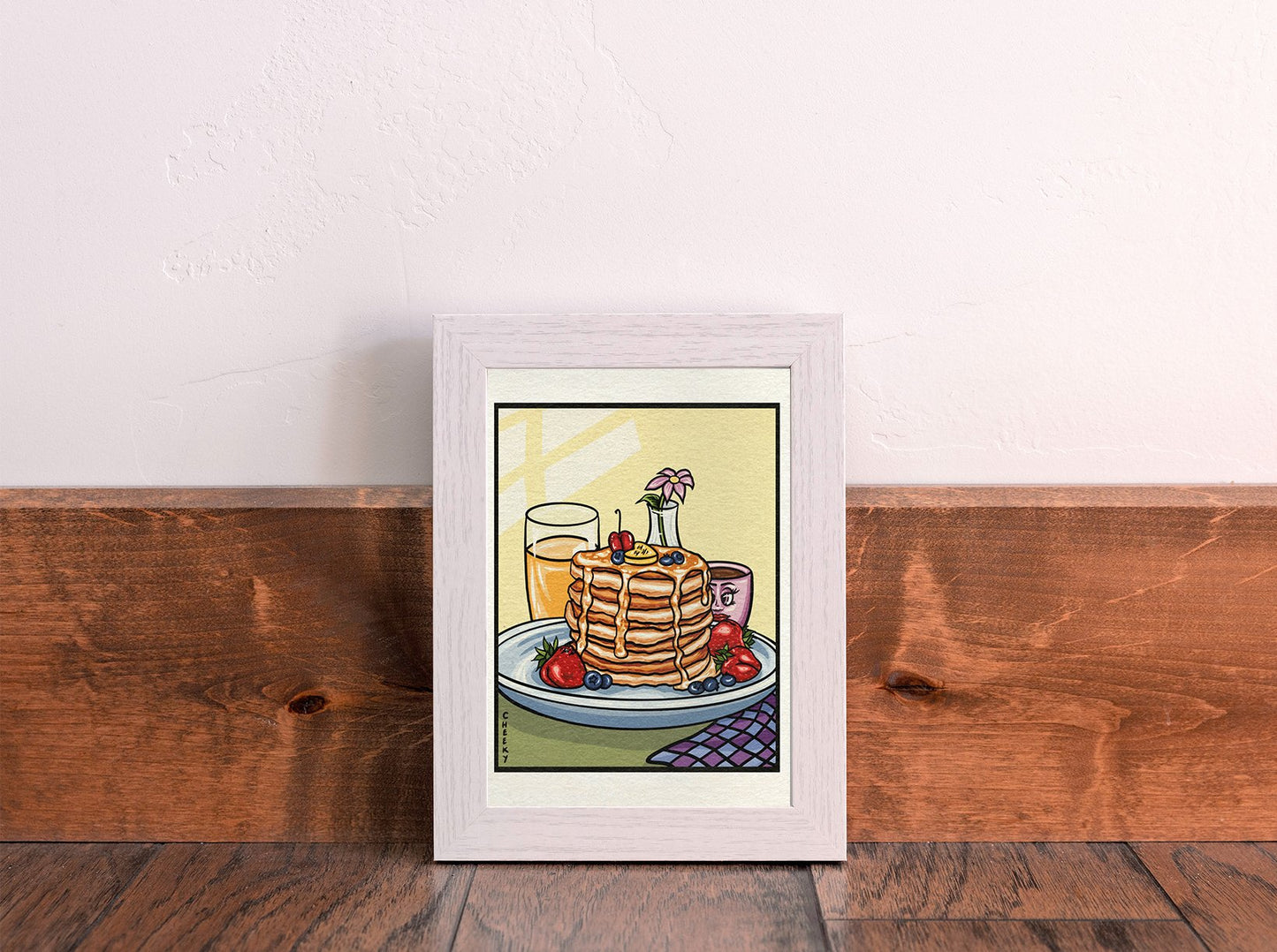 Breakfast Club Art Print - Cheeky Art Studio-art-blueberries-breakfast