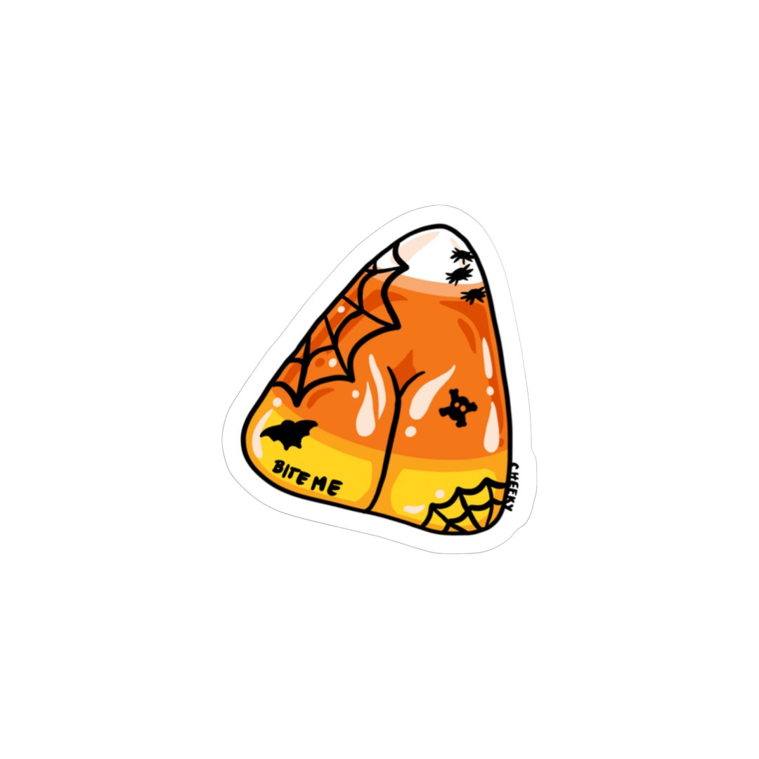 Candy Corn Booty Vinyl Sticker - Cheeky Art Studio - allison thompson - allisthompson - art - Electronics Stickers & Decals - Portland, Oregon - Asian American Artist