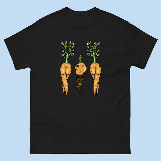 Carrot Gals T-Shirt - Cheeky Art Studio-apparel-carrot-carrots
