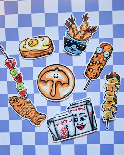 Cheeky Candied Fruit Vinyl Sticker - Cheeky Art Studio - allison thompson - allisthompson - art - Electronics Stickers & Decals - Portland, Oregon - Asian American Artist