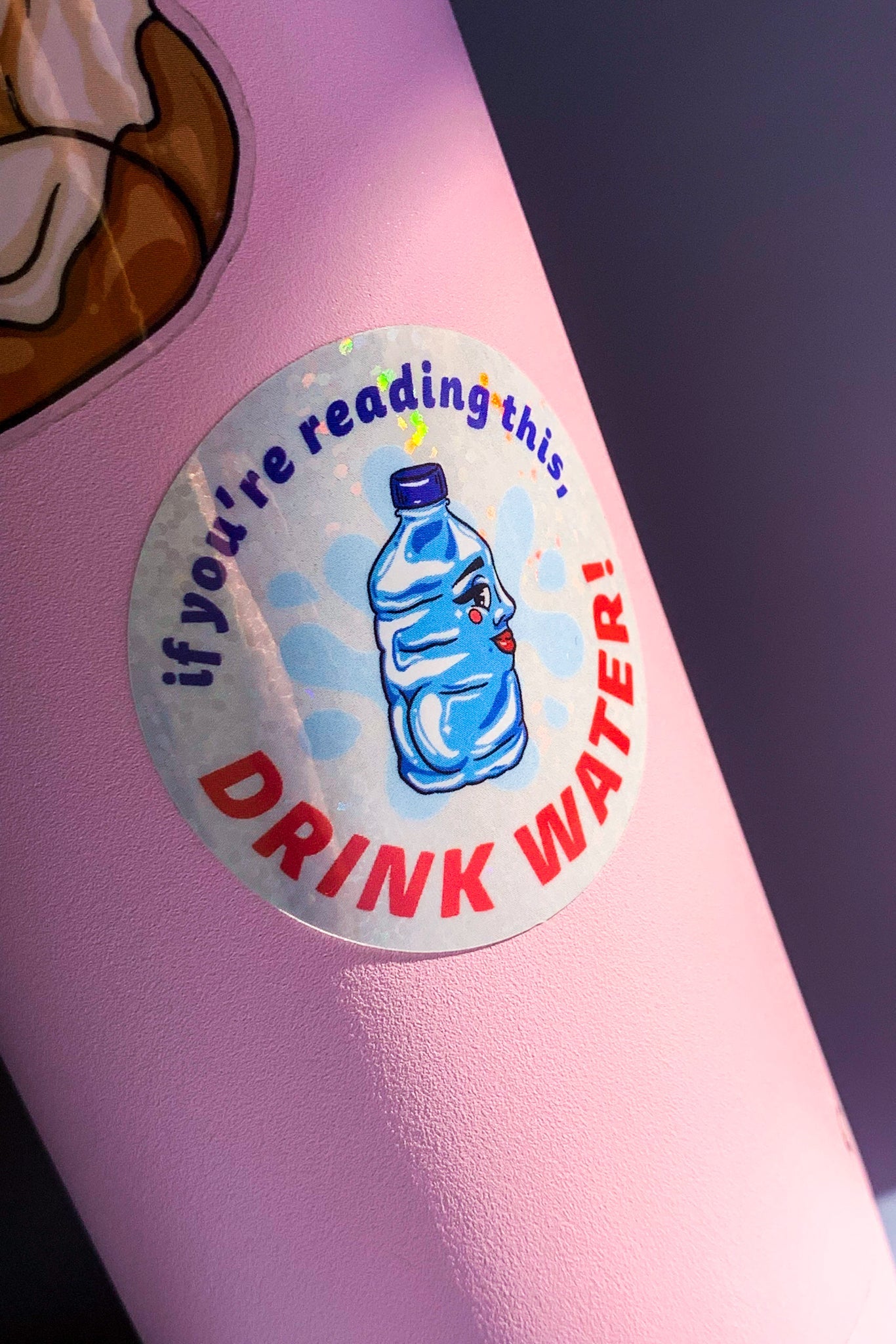 Drink Water! Vinyl Sticker - Cheeky Art Studio-allison thompson-allisthompson-art