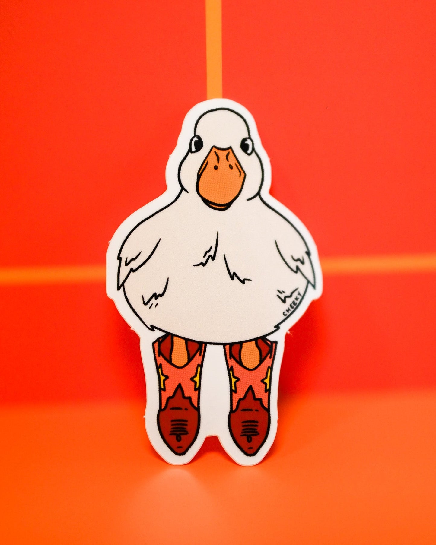 Duckie & Frogger Bundle - 1 Print, 2 Stickers - Cheeky Art Studio - Bundle - Duck - Frog - Portland, Oregon - Asian American Artist