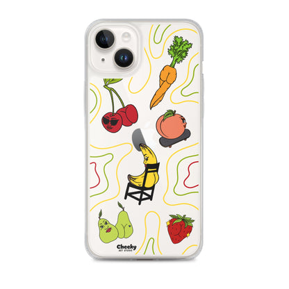 Foodie Booties Clear Phone Case - Cheeky Art Studio - Phone case - Phone Cases - Portland, Oregon - Asian American Artist