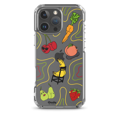 Foodie Booties Clear Phone Case - Cheeky Art Studio - Phone case - Phone Cases - Portland, Oregon - Asian American Artist