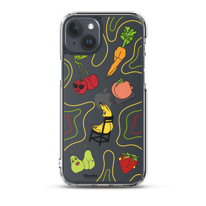 Foodie Booties Clear Phone Case - Cheeky Art Studio - Phone case - Phone Cases - Portland, Oregon - Asian American Artist