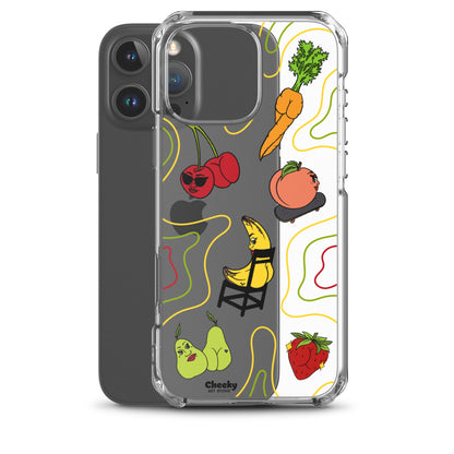 Foodie Booties Clear Phone Case - Cheeky Art Studio - Phone case - Phone Cases - Portland, Oregon - Asian American Artist