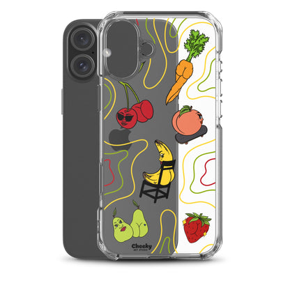 Foodie Booties Clear Phone Case - Cheeky Art Studio - Phone case - Phone Cases - Portland, Oregon - Asian American Artist