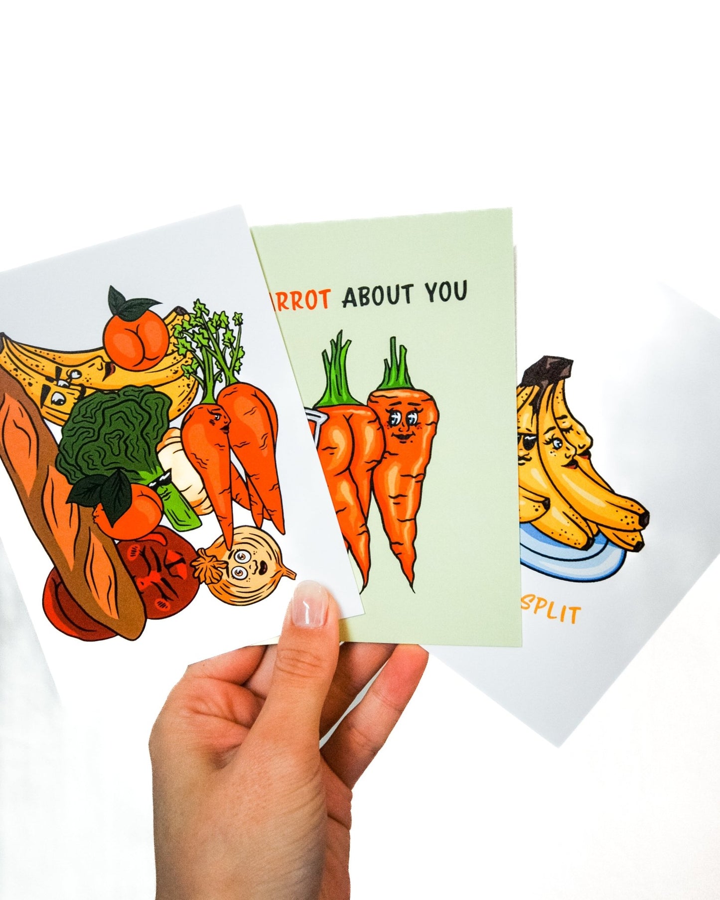 I Carrot About You Card - Cheeky Art Studio - allison thompson - allisthompson - art - Greeting & Note Cards - Portland, Oregon - Asian American Artist