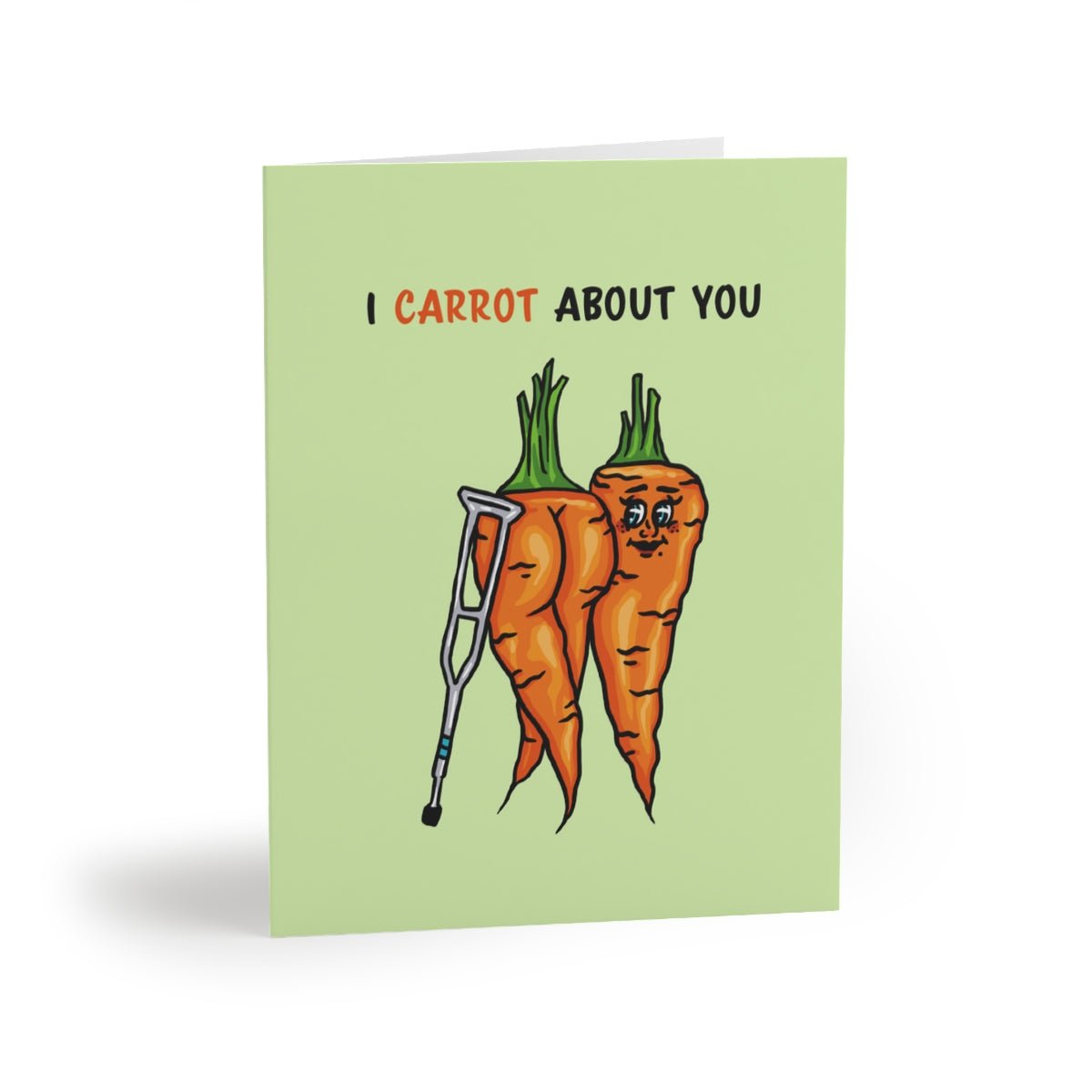 I Carrot About You Card - Cheeky Art Studio - allison thompson - allisthompson - art - Greeting & Note Cards - Portland, Oregon - Asian American Artist