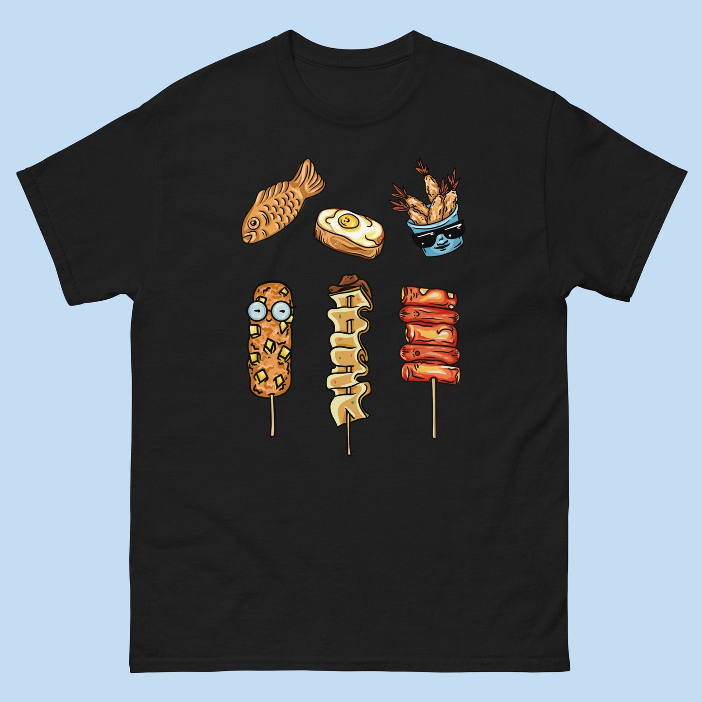 Korean Foodies T-Shirt - Cheeky Art Studio - apparel - korean - Shirt - Shirts & Tops - Portland, Oregon - Asian American Artist