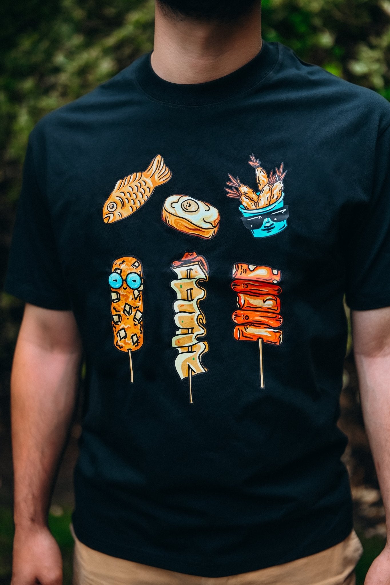 Korean Foodies T-Shirt - Cheeky Art Studio - apparel - korean - Shirt - Shirts & Tops - Portland, Oregon - Asian American Artist