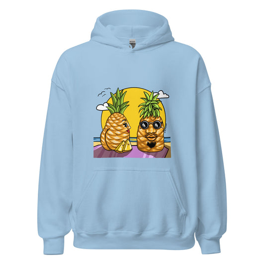 Pineapple Getaway Hoodie - Cheeky Art Studio-hoodie-pineapples-