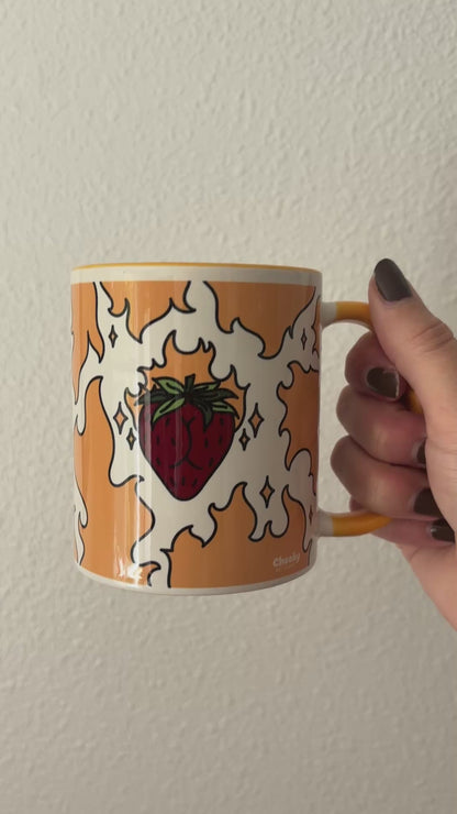 SAMPLE Flamin’ Strawbooty 11oz Mug