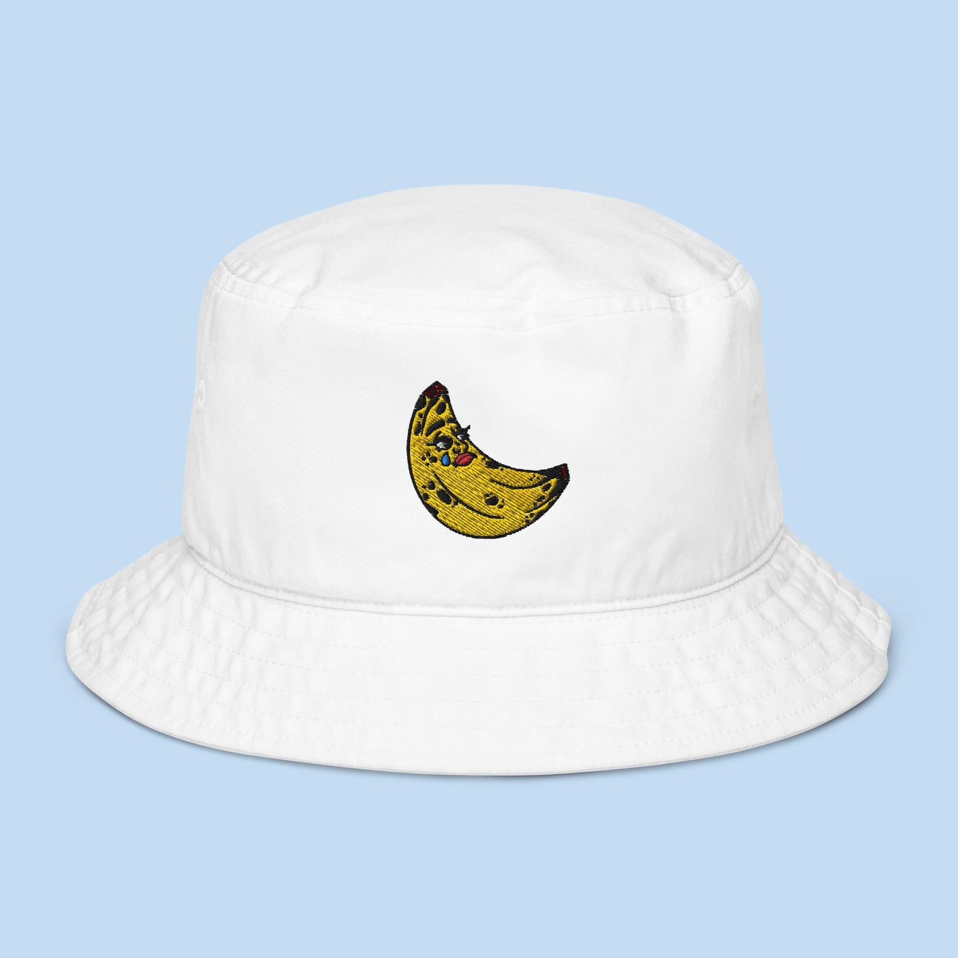 Sad Nanner Embroidered Bucket Hat - Cheeky Art Studio-apparel-Banana-hat
