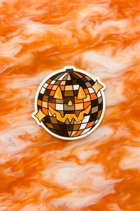 Spooky Disco Vinyl Sticker - Cheeky Art Studio-allison thompson-allisthompson-art