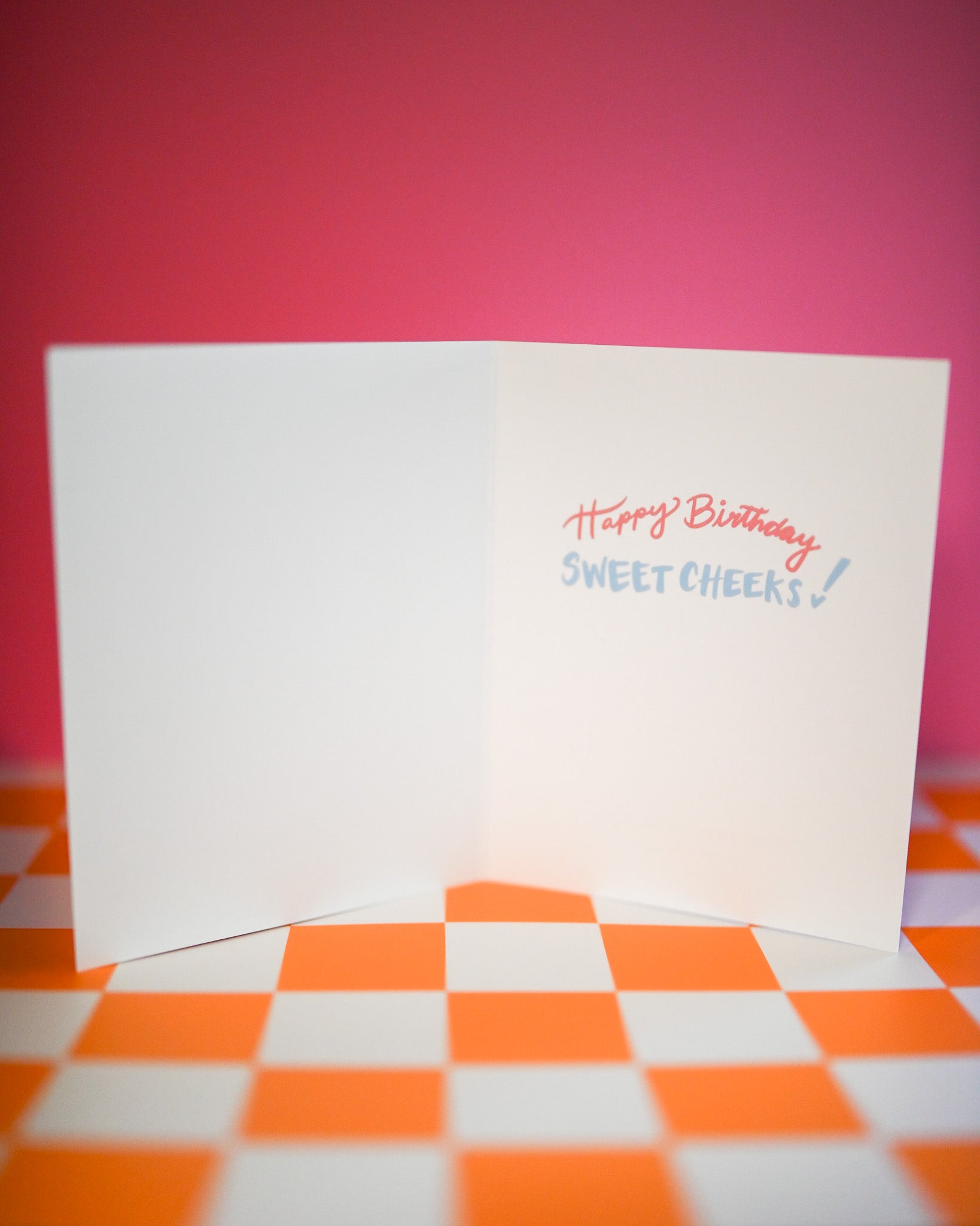 Sweet Cheeks Birthday Card - Cheeky Art Studio - allison thompson - allisthompson - art - Greeting & Note Cards - Portland, Oregon - Asian American Artist