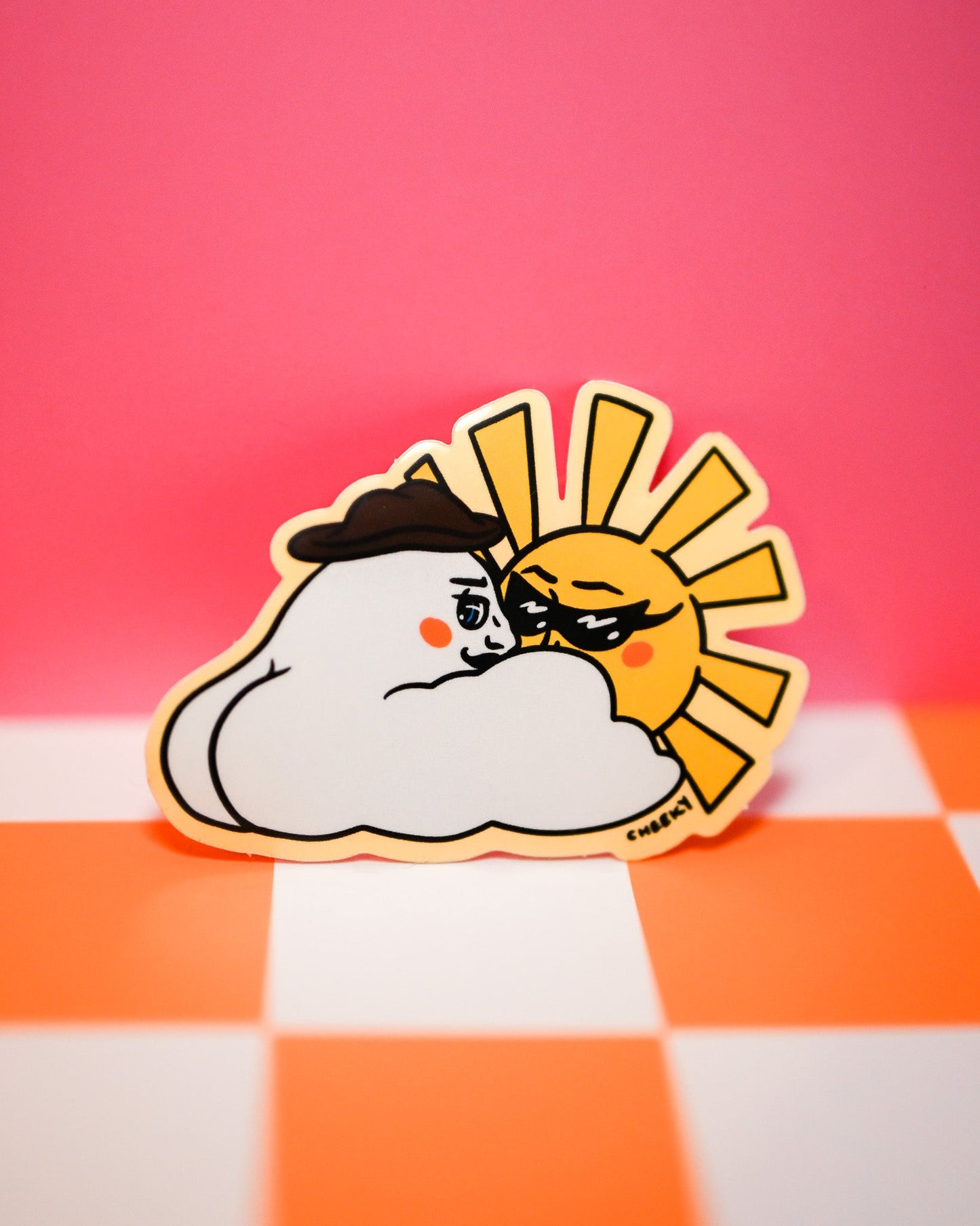 You Are My Sunshine Vinyl Sticker - Cheeky Art Studio - allison thompson - allisthompson - art - Electronics Stickers & Decals - Portland, Oregon - Asian American Artist