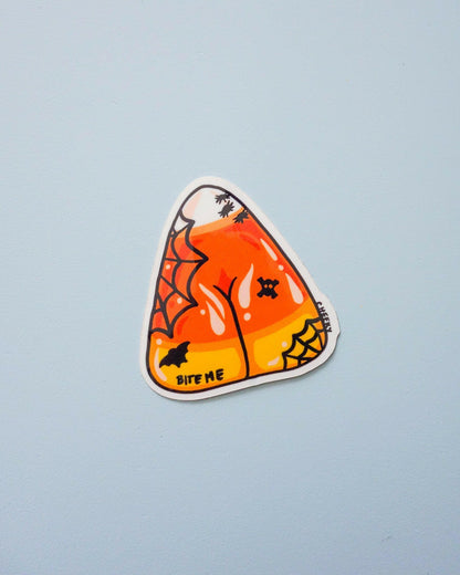 Candy Corn Booty Vinyl Sticker - Cheeky Art Studio