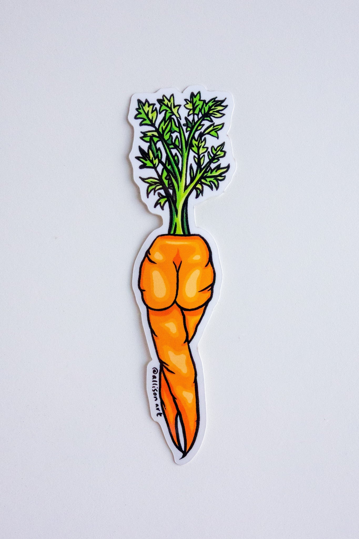 Carrot Gals Vinyl Stickers - Cheeky Art Studio