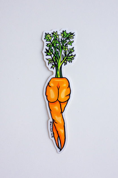 Carrot Gals Vinyl Stickers - Cheeky Art Studio