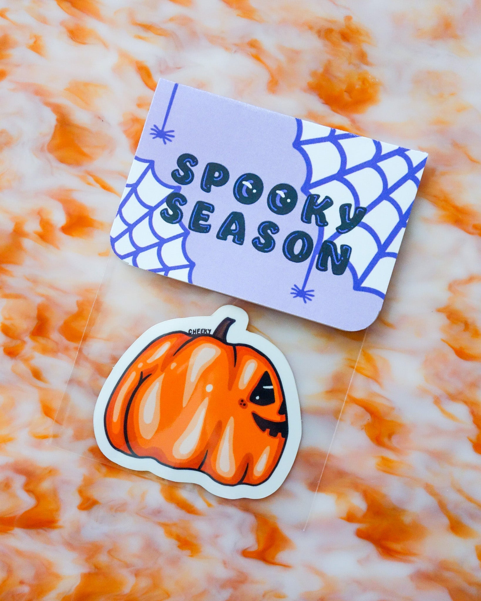 Pumpkin Booty Vinyl Sticker - Cheeky Art Studio