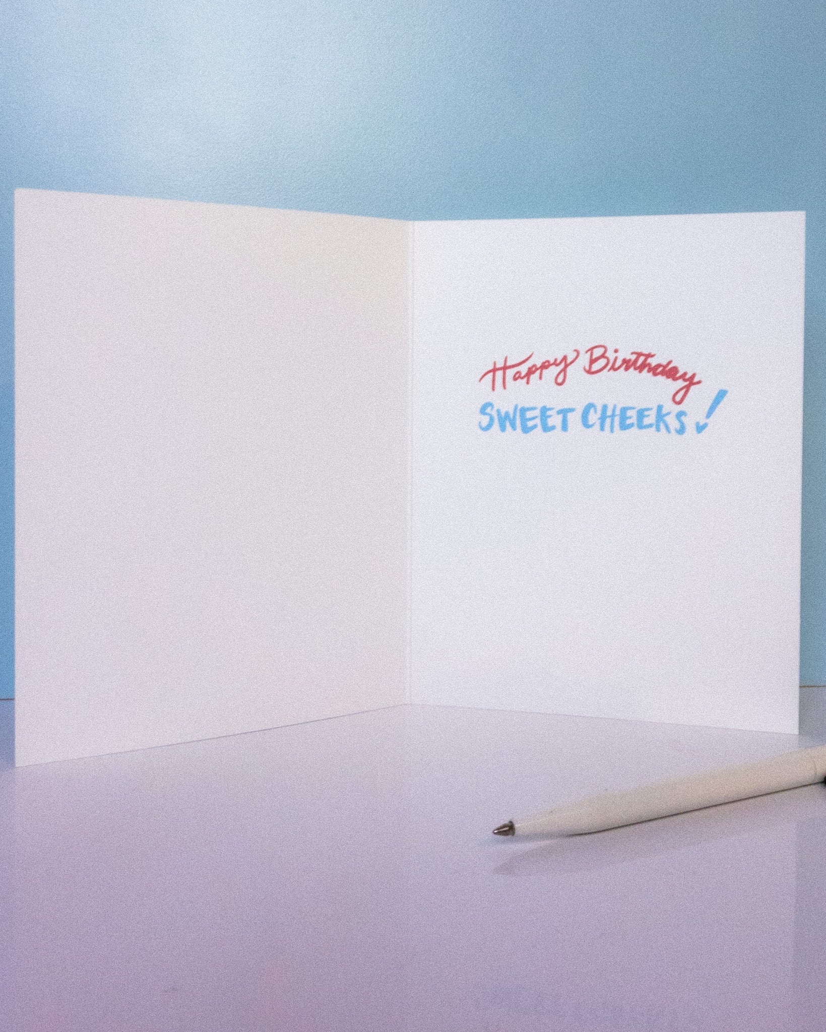 Sweet Cheeks Birthday Card - Cheeky Art Studio